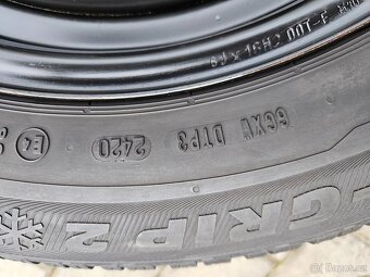 5x100 16 6J ET35 plechové disky vč. zim.pneu 205 60 16 - 9