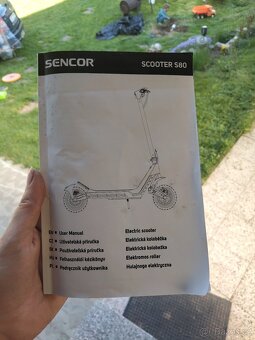 Elektrokoloběžka Sencor SCOOTER S80 černá - 9