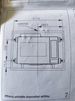 Vestavná mikrovlnná trouba Rohnson R2051B – výkonná, čistá, - 9