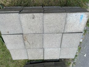 Dlažba chodníková hladká, 30cm x 30cm, použitá - 9