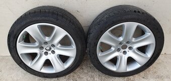 Alu kola Jaguar XF 18" 5x108, letní Dunlop 245/45R18 - 9