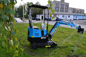 Minibagr naftový motor Koop 1000kg nekonečná otoč - 9