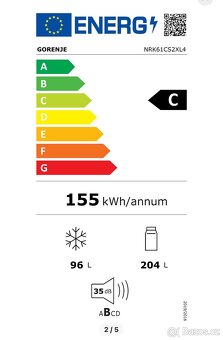 Lednice s mrazákem GORENJE NRK61CS2XL4 - 9