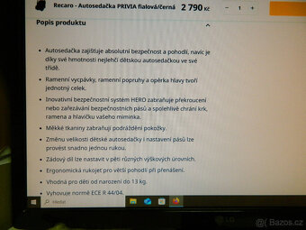 Autosedačka RECARO Privia - 9
