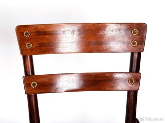 Krásné secesní jídelní +židle GT Thonet, No 654, 4 kusy. - 9