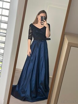 Nádherné plesové šaty velikosti 38 / M - 9