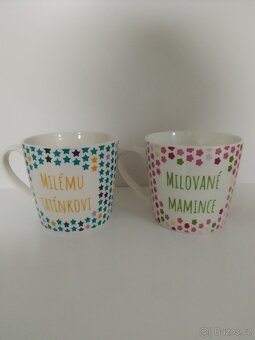 Různé skleničky a hrnky ( Maminka & Tatínek) - 9