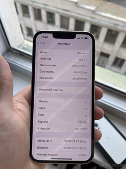 Iphone 13 Pro 256Gb Silver - Stav A - 9