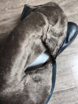 Teplé kožené kozačky JOSEF SEIBEL v.40 - 9