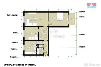 Prodej bytu 3+1, 75 m², Pernarec - 9