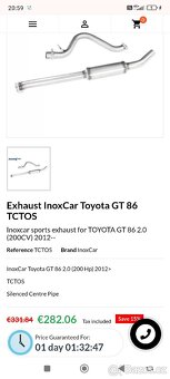 Subaru brz/toyota gt86 výfuk - 9