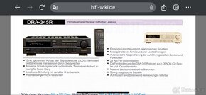 Stereo receiver Denon DRA-345R - 9
