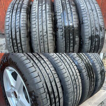 ALU KOLA R15 5x112 , 195/65/R15 Continental 6mm - 9