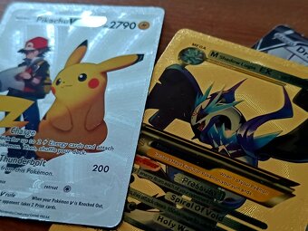 Pikachu - Shadow Lugia - Drampa - Tormadus /Pokemon kartičky - 9