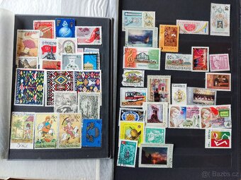 Poštovní známky viz foto dvě alba - 9
