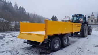 Traktorový návěs,Vlečka,Přívěs,Vlek za Traktor,Dumper 13t - 9