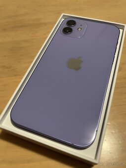 APPLE iPhone 12 128GB Purple (fialová) - TOP STAV - 9