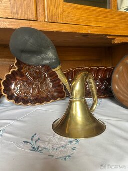 starý mosazný klakson – 1910-1940 - 9