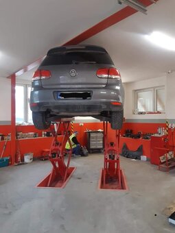 Zapuštěný nůžkový zvedák, 3,5t - 9