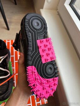 Off White x Nike Air Force 1 Mid Black - 9