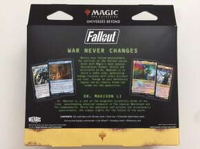 Magic the Gathering - Fallout - Commander Deck - "Science" - 9