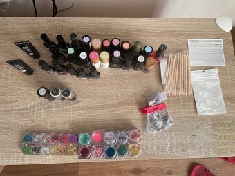 Sada na gel nehty / uv lampa a bruska Nani nails - 9