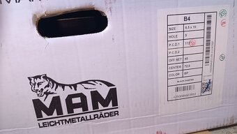 R19 5x112 mm ALU disky MAM - 9