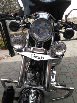 Nerez rampa se světly Yamaha Virago 535/750/1100-nová. - 9