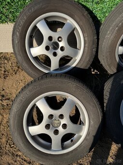 Alu kola s letní pneu ET 40, R15 195/65 - 9