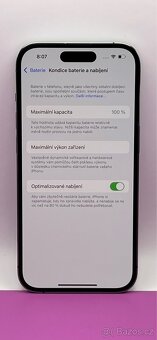 iPhone 14 Pro 128GB Deep Purple, 100% Baterie - 9