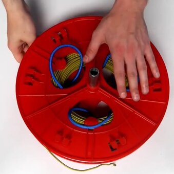 Cívka na kabely, s bungee šňůrami - 9