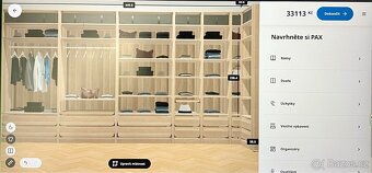 Šatní systém IKEA PAX - 9
