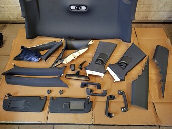 Sedadlá sline audi A6 c7 čierny strop - 9