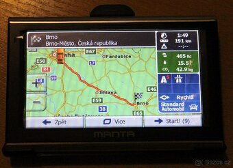 GPS navigace 7" pro auto a kamion s mapami Evropy - 9