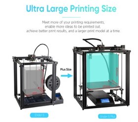 Creality Ender 5 Plus - nová s CRtouch, 350x350x400mm tisky - 9