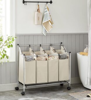 Nový mobilní koš na prádlo nebo hračky - 9