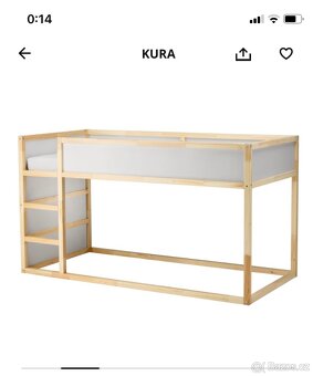 Dětská oboustranná postel Ikea + matrace - 9