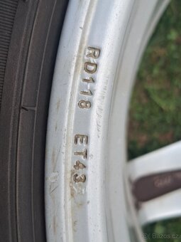 225/45 R17 letní pneu+alu disky sada - 9