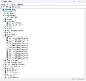 ☑️Herní PC RYZEN 5 7600,RX 7800XT 16 GB,32 GB DDR5,2 TB SSD - 9