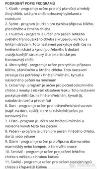 Domácí pekárna ETA Harmony Plus (6149) - 9