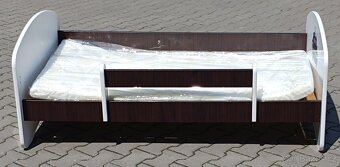 Dětská postel s matrací 180x90cm POLICIE - 9
