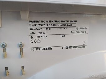 Pračka Bosch Maxx 7 - 9
