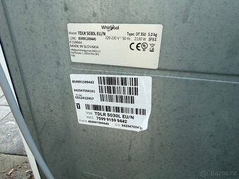 Pračka Whirlpool DT 350 na 5kg prádla - pěkná - 9