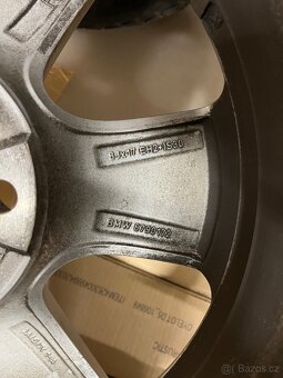 Alu Disky(sada) a zimni pneu BMW 5 225/55/17H continental - 9