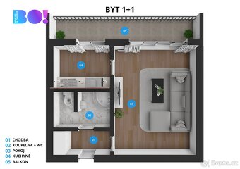 Prodej bytu 1+1, ul. Žižková, Karviná - 9