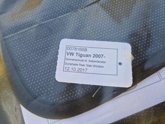 sluneční clony VW Tiguan od 2008 5N0064365A - 9