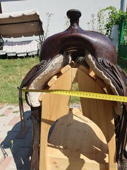 Westernové sedlo krátké – 60 cm - pro juniora či ženu - 9