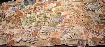 Mega obří konvolut bankovek po sběrateli 434ks - 9
