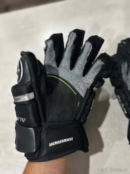 ✅ Hokejové rukavice WARRIOR LX PRO - č. 13 - 33 CM - BLACK ✅ - 9