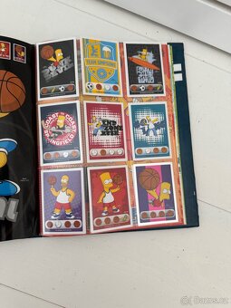 simpsons, zberatelske kartičky vsechny + album - 9